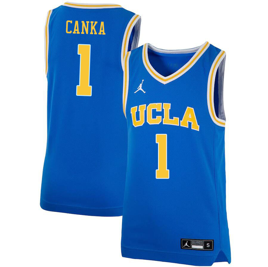 Jordan Brand Men #1 Abramo Canka UCLA Bruins College Basketball Jerseys Sale-Blue - Click Image to Close